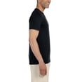 thumbnail image 4 of Hanes Men’s Crewneck T-Shirt, Essential 100 Cotton Short Sleeve Tee,6 Pack with Black, 3XL, 4 of 5