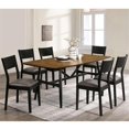 thumbnail image 2 of Bowery Hill Wood Padded Dining Chair in Black and Gray (Set of 2), 2 of 4