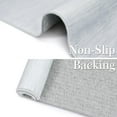 thumbnail image 6 of Yesfashion Carpets Area Rugs Washable 260gsm fleece flannel (total approx 1120gsm) Cotton TPR washed folding carpet-Style gradient grey 9*12ft, 6 of 7