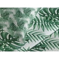 thumbnail image 4 of Ambesonne Leaf Quilted Bedspread Set 3 Pcs, Palm Mango Banana Tree, Queen Size, Forest Green, 4 of 5