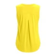 thumbnail image 3 of WDDDD Women‘s Workout Tank Tops Sleeveless Racerback Quick Dry Athletic Shirts Yellow S, 3 of 6