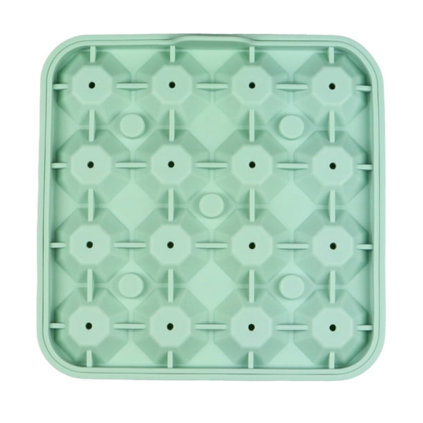 Molde de Hielo de Whisky Molde de Hielo de Silicona de Grado Alimenticio de 16 Agujeros con Embudo de Agua, Adecuado para Cócteles de Whisky, Fácil de Liberar, Lavavajillas Lavables