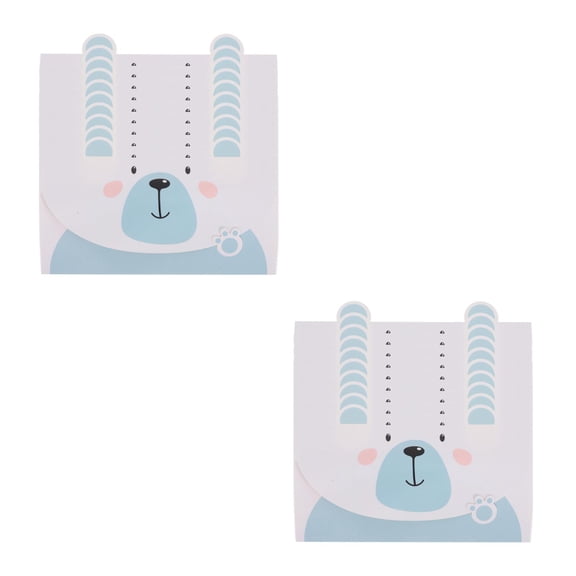WORGEOUS 40 pcs Cute Lovely Polar Bear Cartoon Design Letter Writing Stationery Paper Animal Greeting Card Invitation Card Thank You Card For Kids Birthday Party