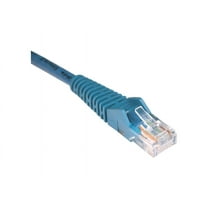 Tripp Lite 1' Cat5e RJ45/RJ45 Snagless Molded Cable Blue (N001-001-BL)