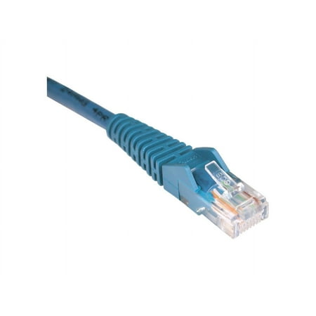 UPC: 0037332172426 | Tripp Lite 1-ft. Cat5e 350MHz Snagless Molded Cable (RJ45 M/M) – Blue