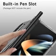 thumbnail image 2 of Compatible with Samsung Galaxy Z Fold 5 Case [Built-in Screen Protector and Pen Holder] Hard Plastic Shockproof Anti-Scratch Anti-Slip Case for Samsung Galaxy Z Fold 5 - Clear, 2 of 7