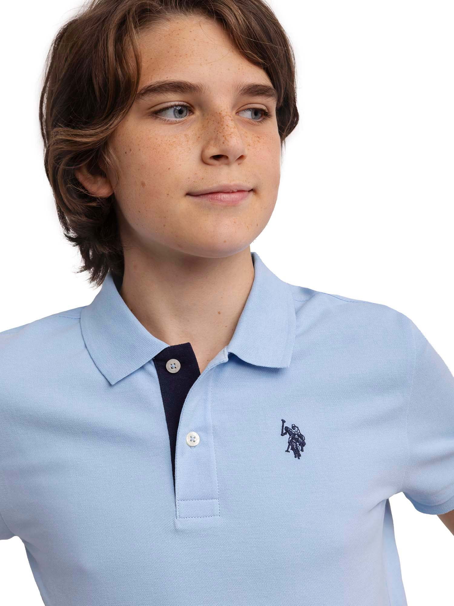 U.S. Polo Assn. Boys Pique Polo Shirt, Sizes 4-18