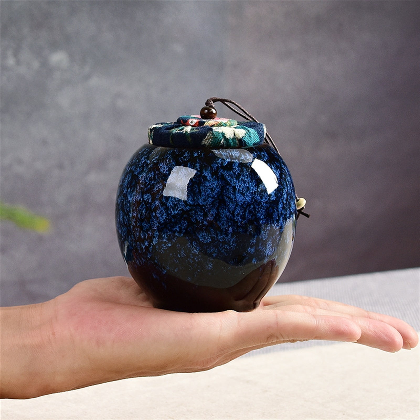 Ceramics Ashes Urn Holder Pet Memorial Funeral Ashes Jar Urn For Human Cremation Keepsake Pal Casket