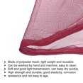 thumbnail image 3 of Uxcell 62.4inch Mesh Fabric Stretchy for Netting Bag, Backpack Pocket,Light Red 6.56ft, 3 of 6