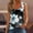 Black#2, variant on Summer Tank Tops for Women,Women's Fashionable Sleeveless Casual Printing Metal Round Neck Shirts Blouses Tank Green XXL