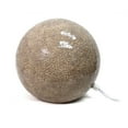 thumbnail image 2 of Lampe de table Simple Designs en forme de boule en pierre mosaïque à 1 lumière, champagne, 2 of 6
