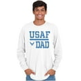 thumbnail image 4 of US Air Force USAF Dad Military Father Men's Long Sleeve Tee T Shirt Brisco Brands L, 4 of 6