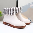thumbnail image 5 of Kcodviy Winter Boots Rainshoes Women Boots Winter Men Short Tube Thermal Water Raining Boots for Men Shoes Students Daily Shoes Rain Shoes for Women Wide Width Women Warm Rain Boots, 5 of 5