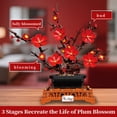 thumbnail image 3 of Set de construcción kiothdre Plum Blossom con 692 piezas para adultos y mujeres, 3 of 7