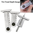 thumbnail image 6 of Stainless Steel Car Tyre Tire Tread Depth Gauge Meter Ruler Caliper Measure Tool 0-50Mm, 6 of 7