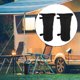 thumbnail image 5 of 2Pcs Sun Umbrella Fixed Sandbag Durable Waterproof Tent Holding Sandbag (Black), 5 of 6