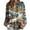 Multicolor#christmas sweaters for women 2025, variant on yardsong Holiday Imitation Knit for Women - Christmas Xmas Boat Neck Snowflakes Snowman Print Long Sleeve Pullover Sweater Top Multicolor,L
