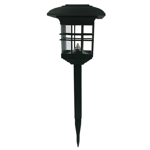 Solar Column Head Lamp No Wiring Solar Fence Light Waterproof Post Cap Light with 8 LED Beads