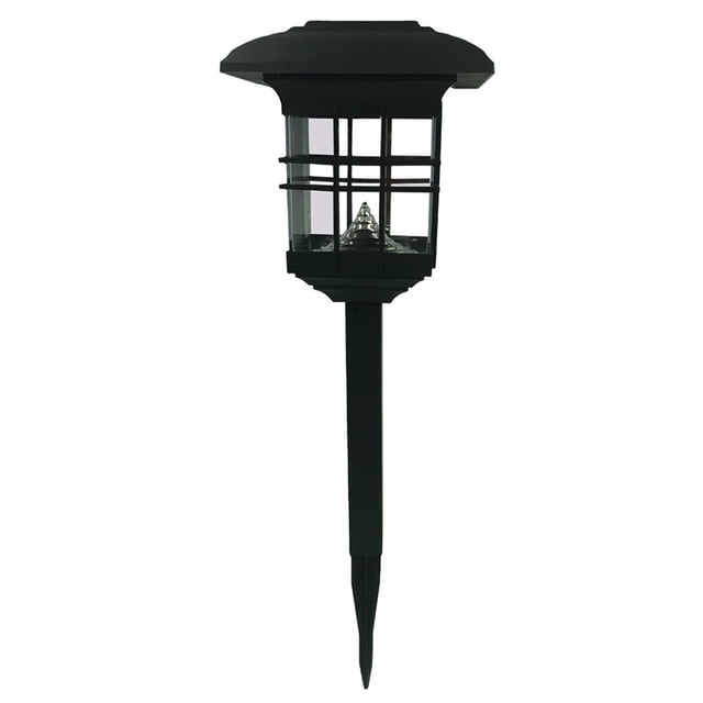 Lámpara De Cabeza De Columna Solar Sin Cableado Luz De Cerca Solar Luz De Tapa De Poste Impermeable Con 8 Cuentas Led Para Patio Al Aire Libre Methold HA022311-00