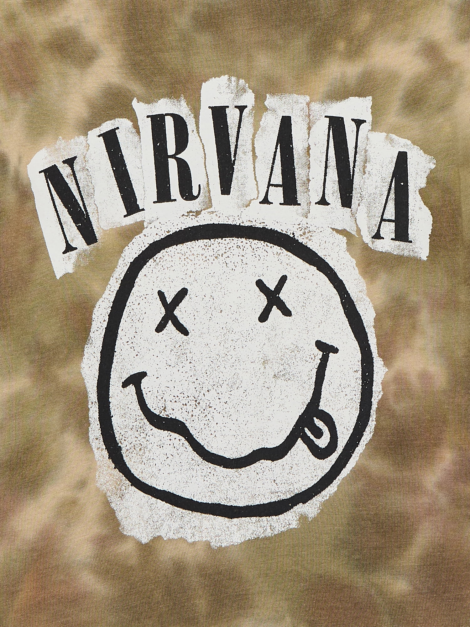 Nirvana Boys Tie Dye Graphic Tee with Short Sleeves, Sizes 4-18