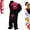 Black + Red Hair, variant on Silly Big Mouth Monster Onesie Pajamas, Funny Soft Plush Puppet Loungewear  with Giant Grooming Comb for Adults and Teens, Hilarious Loungewear Hooded Jumpsuit for Halloween & Pyjama Parties