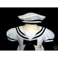 thumbnail image 6 of BABY GIRL & TODDLER SAILOR FORMAL OUTFITS DRESS WHITE  S,M,L,XL,2T,3T,4T(0M-4T), 6 of 8