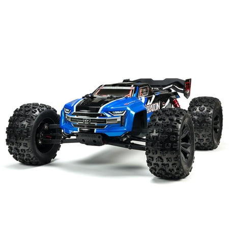 ARRMA 1/8 KRATON 6S V5 4WD BLX Speed Monster RC Truck with Spektrum Firma RTR (Transmitter and Receiver Included, Batteries and Charger Required), Blue, ARA8608V5T2