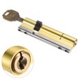 thumbnail image 4 of Uxcell 32.5/77.5 (110mm Overall) European Double Lock Cylinder with Keys, 4 of 6