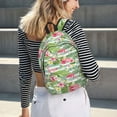 thumbnail image 6 of Yiaed Tropical Flamingo Print Backpack, Premium Laptop Backpack, Travel Backpack for Women, Lightweight Backpacks, Comfortable Back Pack-Small, 6 of 7
