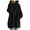 03 Black, variant on zfwon Women's Mid Length Hooded Sweatshirt Ladies Plain Zip Up Jacket Solid Color Long Sleeve Hoodies Casual Coat with Pockets Plus Size S-5XL Autumn Winter Outerwear Hooded Top