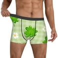 thumbnail image 2 of Kdxio Men's Boxer Briefs with St Patrick's Day11 Print - Comfortable and Breathable Underwear for Everyday Wear, 2 of 7