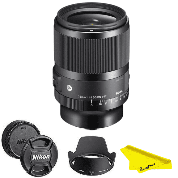 Sigma 35mm f/1.4 DG DN Art Lens For Sony E - BuzzPhoto Basic Bundle
