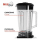 thumbnail image 2 of Licuadora de Servicio Pesado Hot Spot 1500 Vatios,Plata, 2 of 14