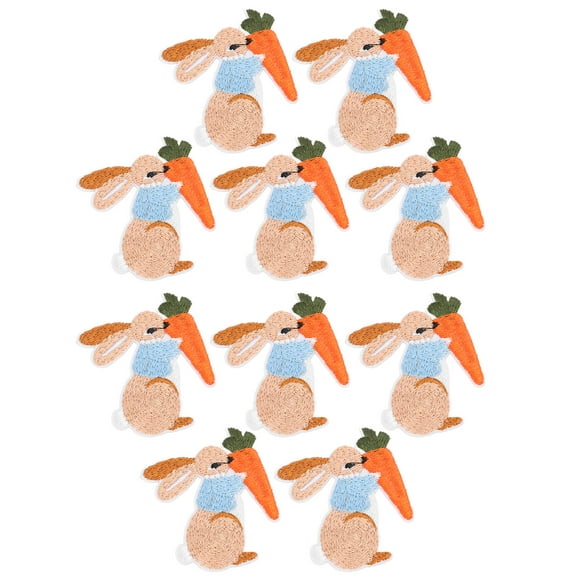 Patches pour Vêtements, 10 Pcs Patches en Fer pour Lapins, Patches à Coudre Cool, Améliorez Votre Expérience