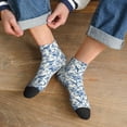 thumbnail image 3 of Naloa Vintage Floral Birds Ankle Socks for Women Non Slip Socks No Show Socks Classic Low Cut Casual Socks Casual Socks, 3 of 7