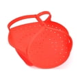 thumbnail image 4 of EeaseCA Foldable Silicone Food Steamer Basket Vegetable Steamer for Healthy Cooking Fruits Veggies Seafood - S (Red), 4 of 7
