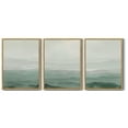thumbnail image 5 of SHENIFY Abstract Landscape Wall Art Minimalist Tan Green Mountain Neutral Toned Misty Nature Wilderness Illustrations Modern Art Decorative 11x14in3pcs Natural Framed, 5 of 5