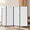 White, variant on TANGJEAMER Room Divider-4 Panels Folding Privacy Screens, Partition Room Dividers Wall for Separation, Home, Office, Classroom, Studio(Gray)