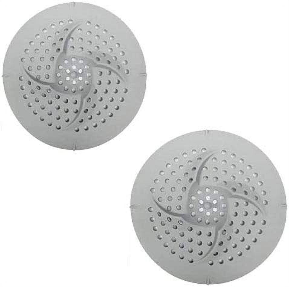 2 Pack Drain Hair Catcher, Shower Drain Hair Trap,Bathtub Stopper Cover