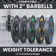 thumbnail image 4 of Synergee Bumper Plates – Durable Olympic Weight Plates, Low-Bounce Rubber for Strength Training, Powerlifting, and Functional Workouts., 4 of 6