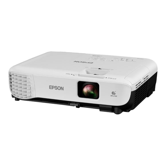 Epson VS355 - 3LCD projector - portable - 3300 lumens (white) - 3300 lumens (color) - WXGA (1280 x 800) - 16:10 - 720p - with 1 year Epson Road Service Program