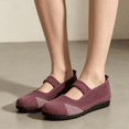 thumbnail image 4 of Dlongli Women's Ballet Shoes Comfortable Slip on Round Toe Flat Casual Shoes for Walking Driving Dressy, 4 of 4