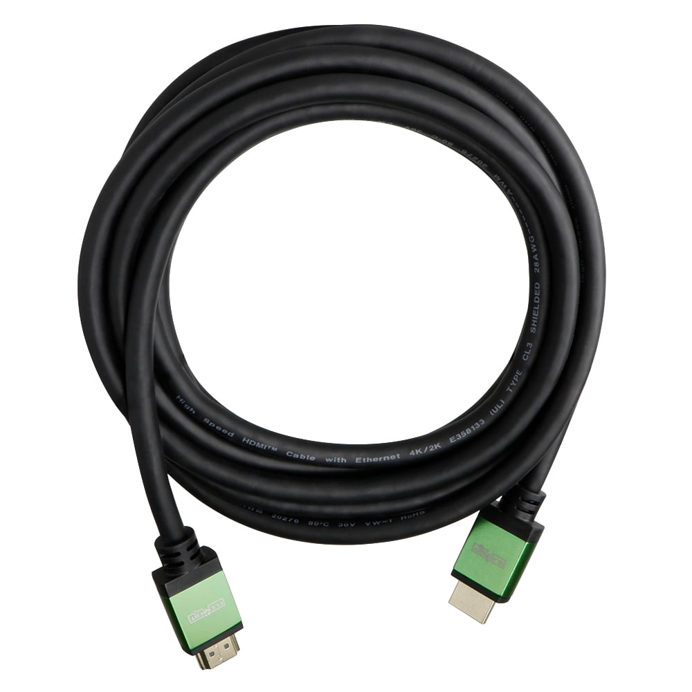 Element-Hz™ 4K HDMI Cable High Speed w/ Ethernet (Green Ends = 4 Meters / 13.12ft)
