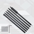 thumbnail image 3 of LOVIVER 6 Pcs Lance d'Extension 1/4 Pouces Connexion Rapide Alliage d'Aluminium Facile à Utiliser Pression, 3 of 7