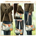 thumbnail image 4 of FORMRS Womens Shoulder Bag with Chain Strap Clutch Purse Cute Tote Handbag, Mid Century Orange Juice, 4 of 7