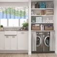 thumbnail image 5 of LALILO Kitchen Curtain Valance Map Salvador Country Rod Pocket Window Curtain 52"x 18" Set of 2, 5 of 6