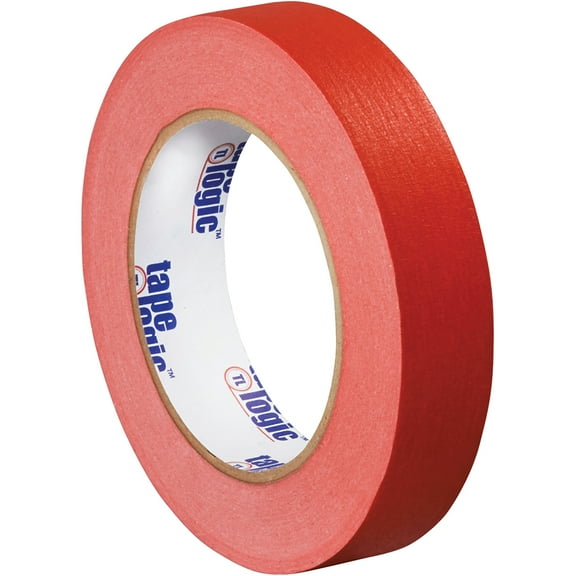 Tape Logic Masking Tape,1x60 yd.,Red,PK36 T935003R