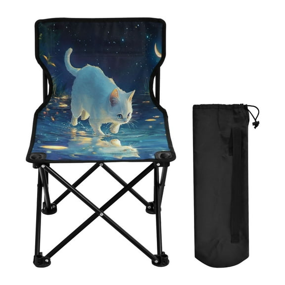 BZSMCE Camping Chairs Modern Lunar Prowl Pattern Folding chair