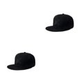 thumbnail image 1 of Sonducket Gorro de algodón duradero y moderno para mantenerse protegido del sol con estilo Gorra de béisbol Estilo deportivo de moda negro negro ajustable 2Conjunto, 1 of 6