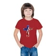 thumbnail image 6 of BRGZLK Boys Girls Independence Day Patriotic Tops Kids Memorial Day Flag Printed Shirt Fashion Cute Round Neck Cotton Short Sleeve Tees Red 9-10 Years, 6 of 6